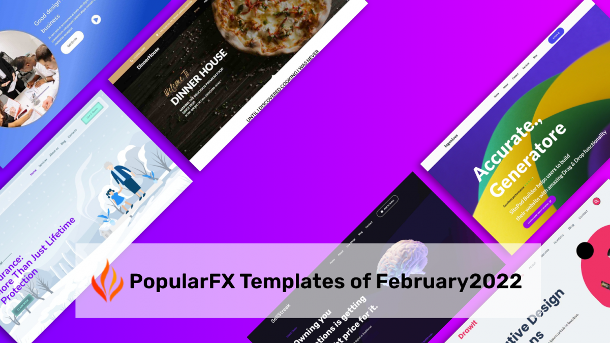 PopularFX Templates of February2022 – New templates